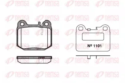 Комплект тормозных колодок, дисковый тормоз KAWE купить