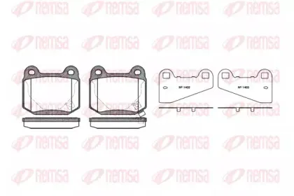 Комплект тормозных колодок, дисковый тормоз KAWE купить