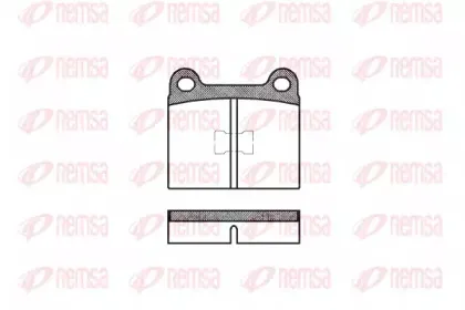 Комплект тормозных колодок, дисковый тормоз KAWE купить