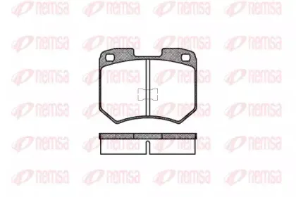 Комплект тормозных колодок, дисковый тормоз KAWE купить