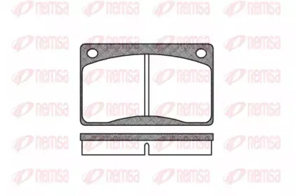 Комплект тормозных колодок, дисковый тормоз KAWE купить