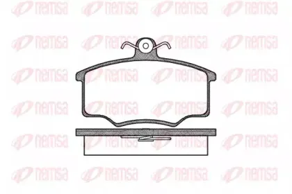 Комплект тормозных колодок, дисковый тормоз KAWE купить