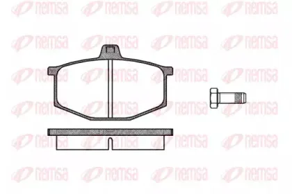 Комплект тормозных колодок, дисковый тормоз KAWE купить