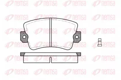 Комплект тормозных колодок, дисковый тормоз KAWE купить