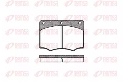 Комплект тормозных колодок, дисковый тормоз KAWE купить