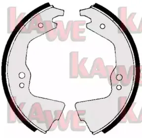 Комплект тормозных колодок KAWE купить