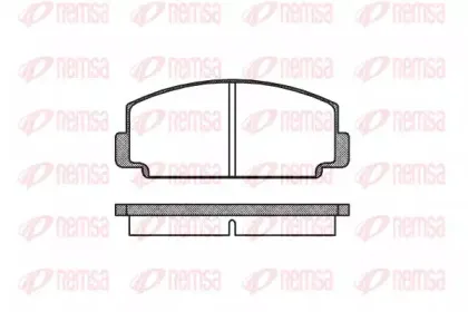 Комплект тормозных колодок, дисковый тормоз KAWE купить