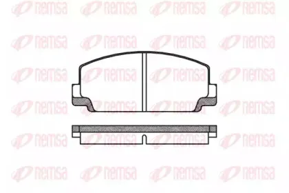 Комплект тормозных колодок, дисковый тормоз KAWE купить