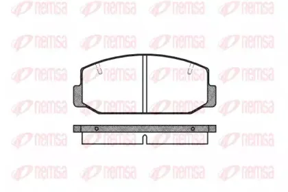 Комплект тормозных колодок, дисковый тормоз KAWE купить