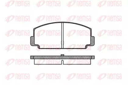 Комплект тормозных колодок, дисковый тормоз KAWE купить