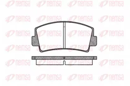 Комплект тормозных колодок, дисковый тормоз KAWE купить