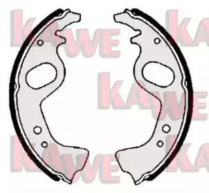 Комплект тормозных колодок KAWE купить