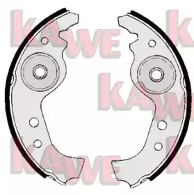 Комплект тормозных колодок KAWE купить
