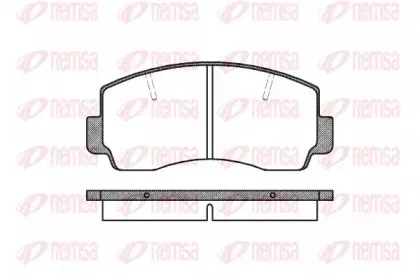 Комплект тормозных колодок, дисковый тормоз KAWE купить