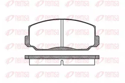 Комплект тормозных колодок, дисковый тормоз KAWE купить