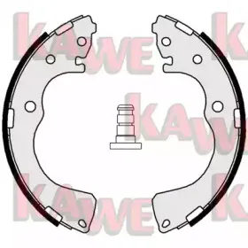 Комплект тормозных колодок KAWE купить
