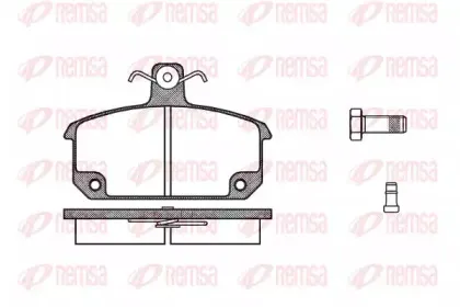 Комплект тормозных колодок, дисковый тормоз KAWE купить