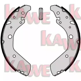 Комплект тормозных колодок KAWE купить