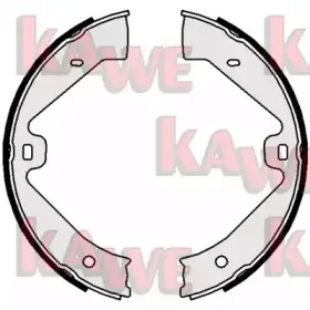 Комплект тормозных колодок, стояночная тормозная система KAWE купить
