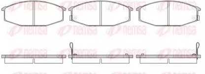 Комплект тормозных колодок, дисковый тормоз KAWE купить