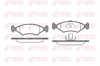 Комплект тормозных колодок, дисковый тормоз KAWE купить
