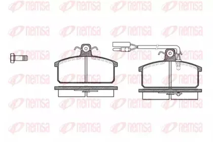 Комплект тормозных колодок, дисковый тормоз KAWE купить