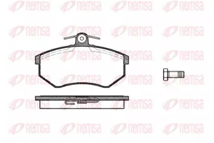 Комплект тормозных колодок, дисковый тормоз KAWE купить