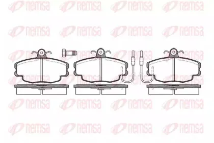 Комплект тормозных колодок, дисковый тормоз KAWE купить