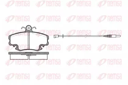 Комплект тормозных колодок, дисковый тормоз KAWE купить