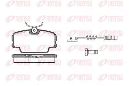 Комплект тормозных колодок, дисковый тормоз KAWE купить