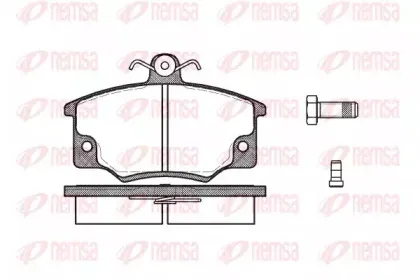 Комплект тормозных колодок, дисковый тормоз KAWE купить