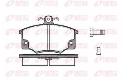 Комплект тормозных колодок, дисковый тормоз KAWE купить