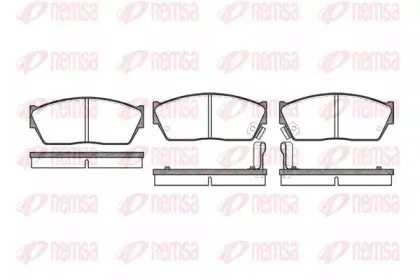 Комплект тормозных колодок, дисковый тормоз KAWE купить