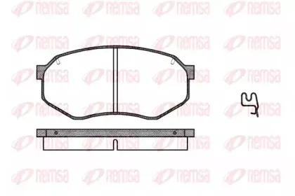 Комплект тормозных колодок, дисковый тормоз KAWE купить