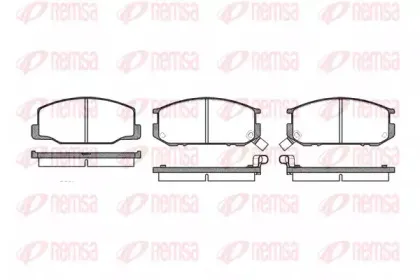 Комплект тормозных колодок, дисковый тормоз KAWE купить