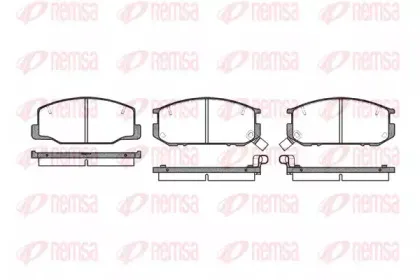Комплект тормозных колодок, дисковый тормоз KAWE купить