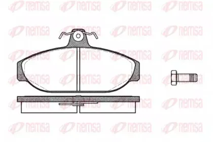 Комплект тормозных колодок, дисковый тормоз KAWE купить