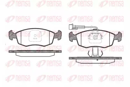 Комплект тормозных колодок, дисковый тормоз KAWE купить
