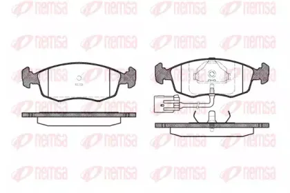 Комплект тормозных колодок, дисковый тормоз KAWE купить