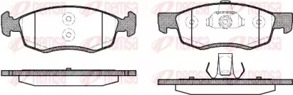 Комплект тормозных колодок, дисковый тормоз KAWE купить