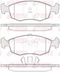 Комплект тормозных колодок, дисковый тормоз KAWE купить