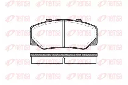 Комплект тормозных колодок, дисковый тормоз KAWE купить