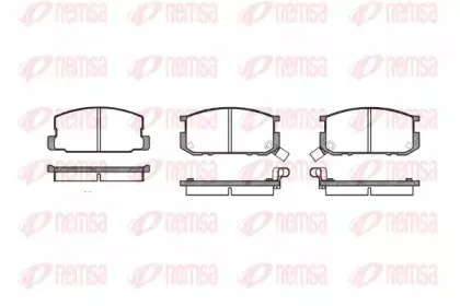 Комплект тормозных колодок, дисковый тормоз KAWE купить