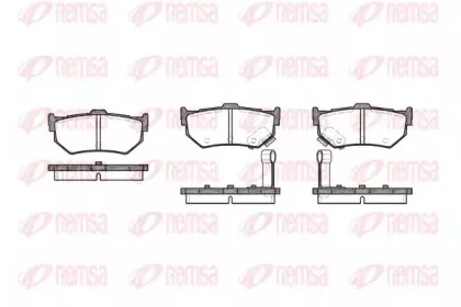 Комплект тормозных колодок, дисковый тормоз KAWE купить