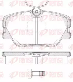 Комплект тормозных колодок, дисковый тормоз KAWE купить