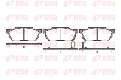 Комплект тормозных колодок, дисковый тормоз KAWE купить