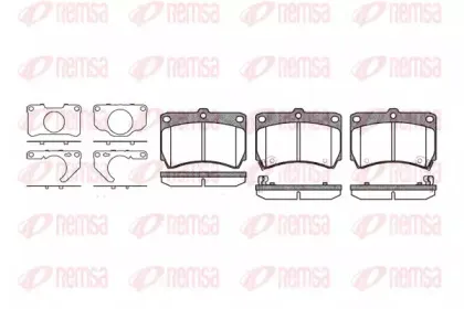 Комплект тормозных колодок, дисковый тормоз KAWE купить