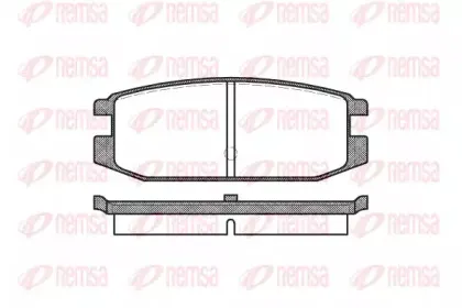 Комплект тормозных колодок, дисковый тормоз KAWE купить