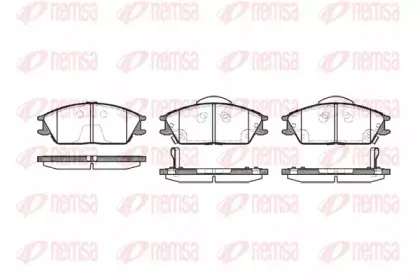 Комплект тормозных колодок, дисковый тормоз KAWE купить