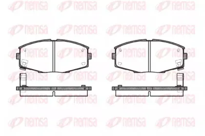 Комплект тормозных колодок, дисковый тормоз KAWE купить